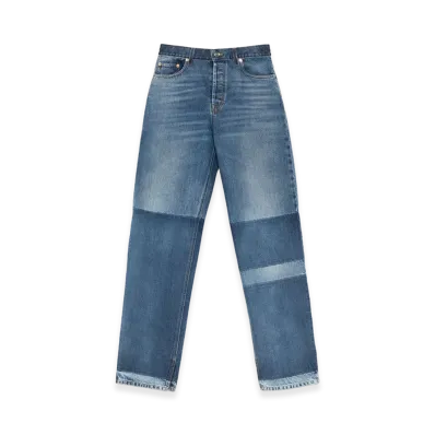 GUCCI Women's Two-Tone Jeans "Blue"