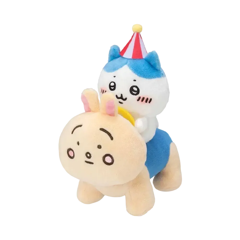 Gray Parka Service -Chikawa- Chikawarado Poppo Plush (Hachiware)