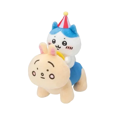 Gray Parka Service -Chikawa- Chikawarado Poppo Plush (Hachiware)