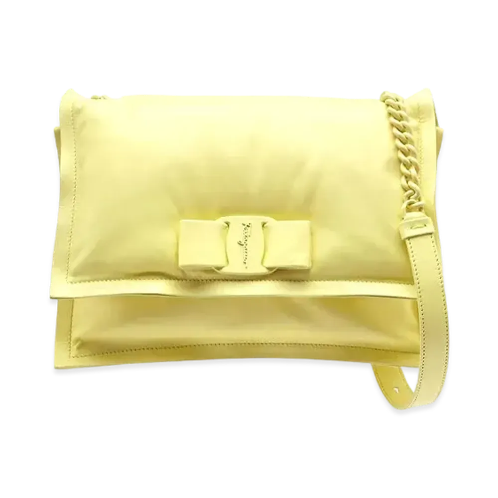 Salvatore Ferragamo Viva Bow Bag (S) "Yellow"