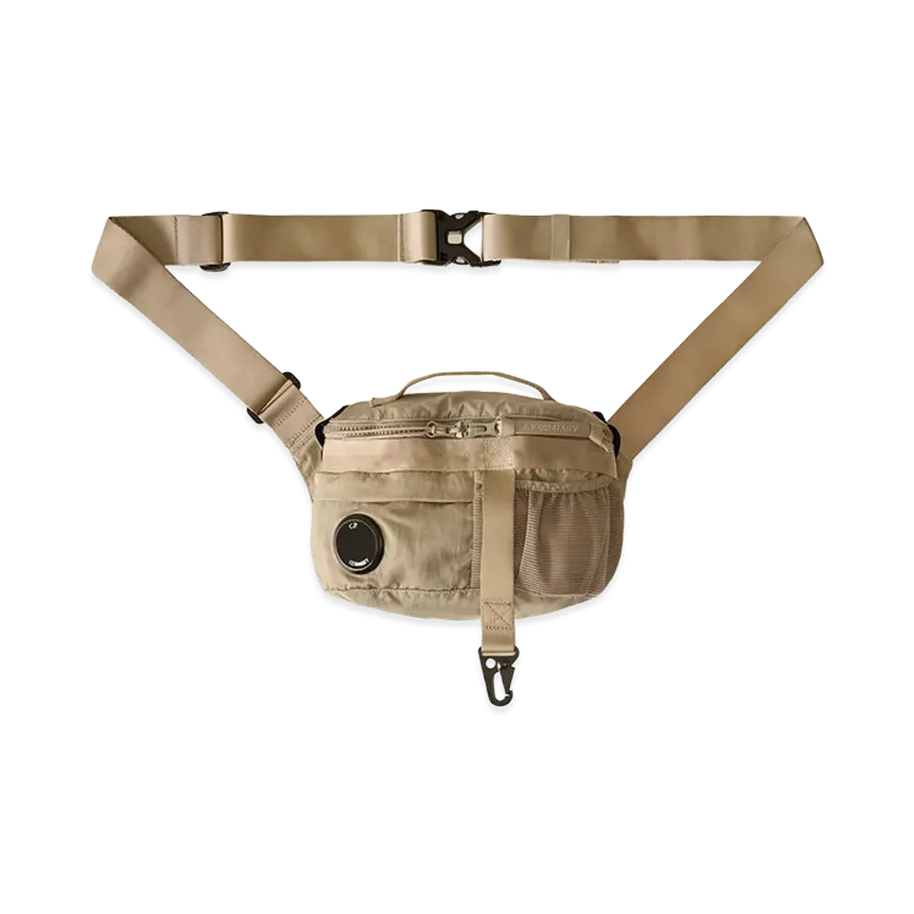 C.P. Company Nylon B Lens Waistbag "Dove Grey"