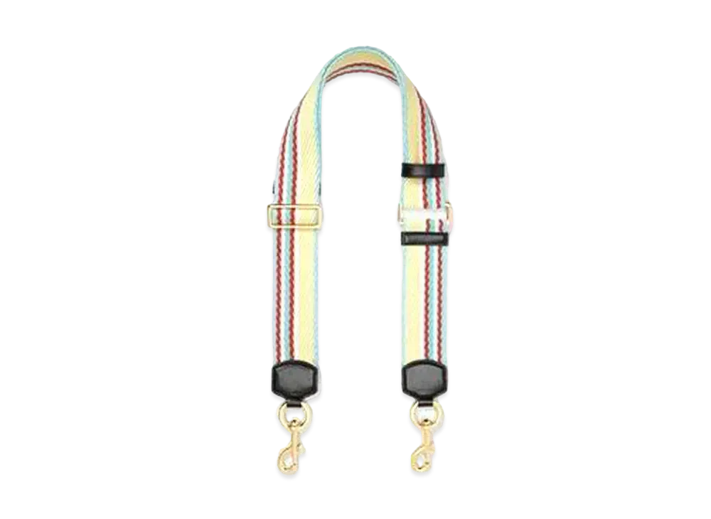 Marc Jacobs The Woven Webbing Strap "Pastel Yellow Multi"