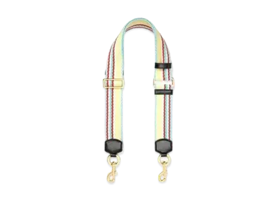 Marc Jacobs The Woven Webbing Strap "Pastel Yellow Multi"