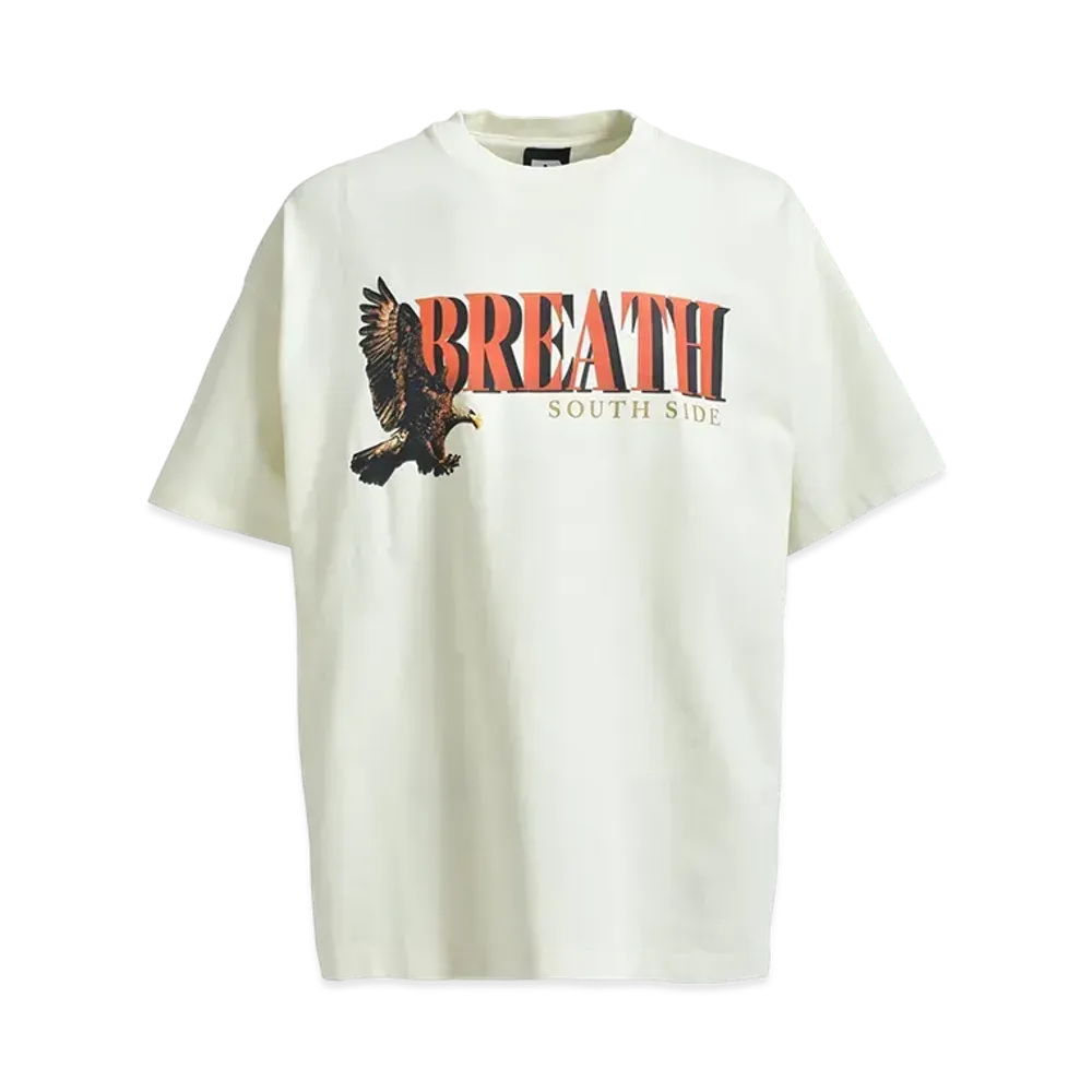 BREATH Motor Eagle Logo Tee "Cream"