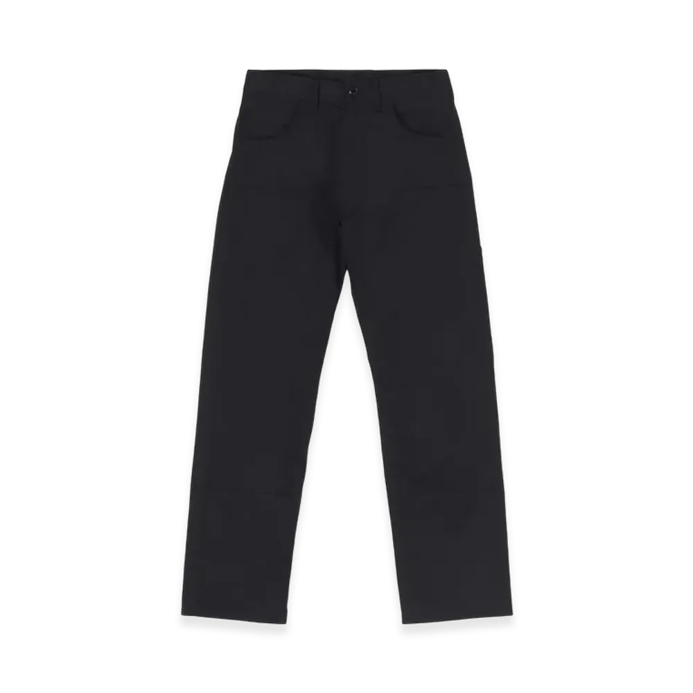 WILDSIDE YOHJI YAMAMOTO T/C Twill Jeans Silhouette Double Knee Pants "Black"
