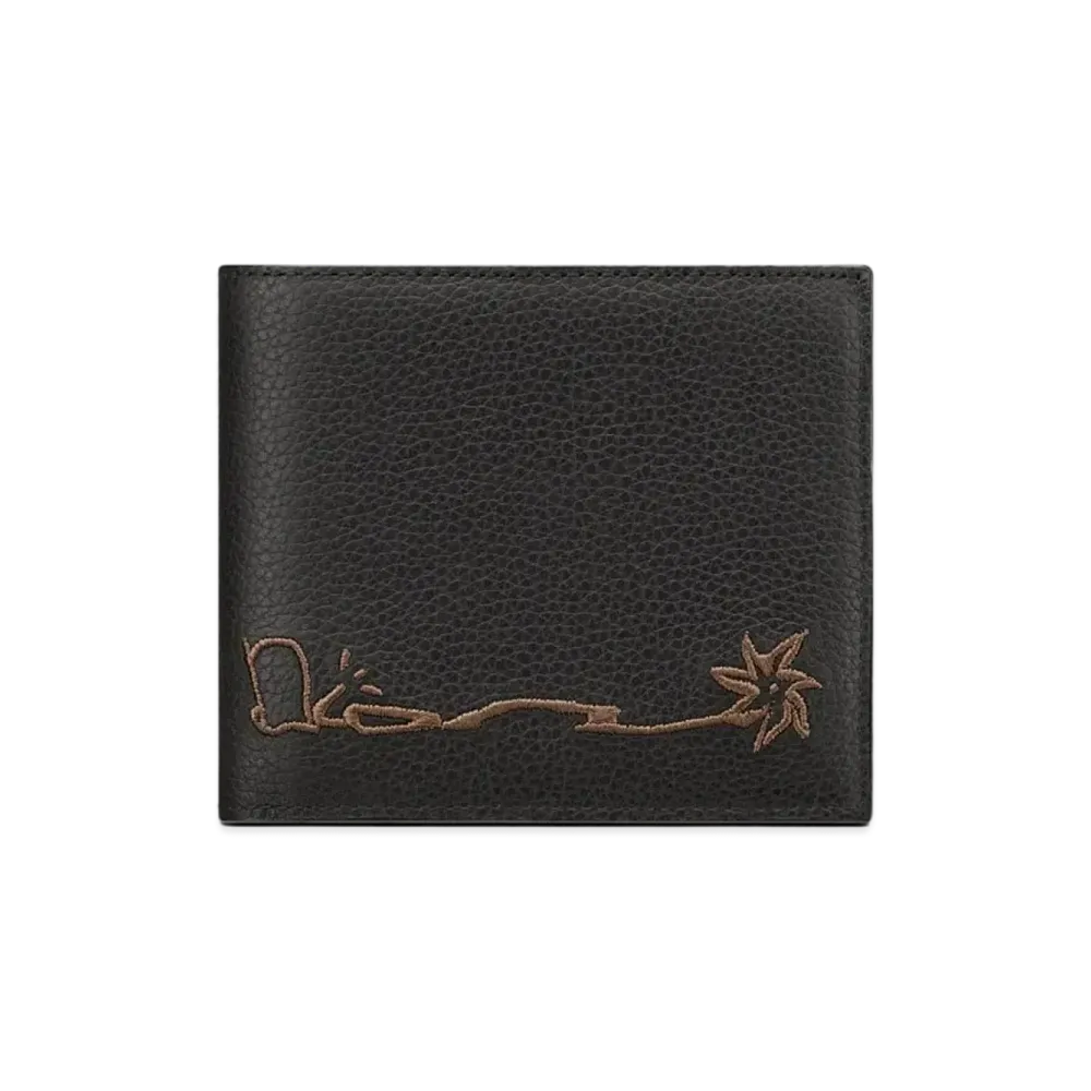 Dior x Cactus Jack Compact Wallet "Black"
