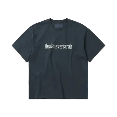 thisisneverthat x FARAH Pointed Logo Tee "Navy"