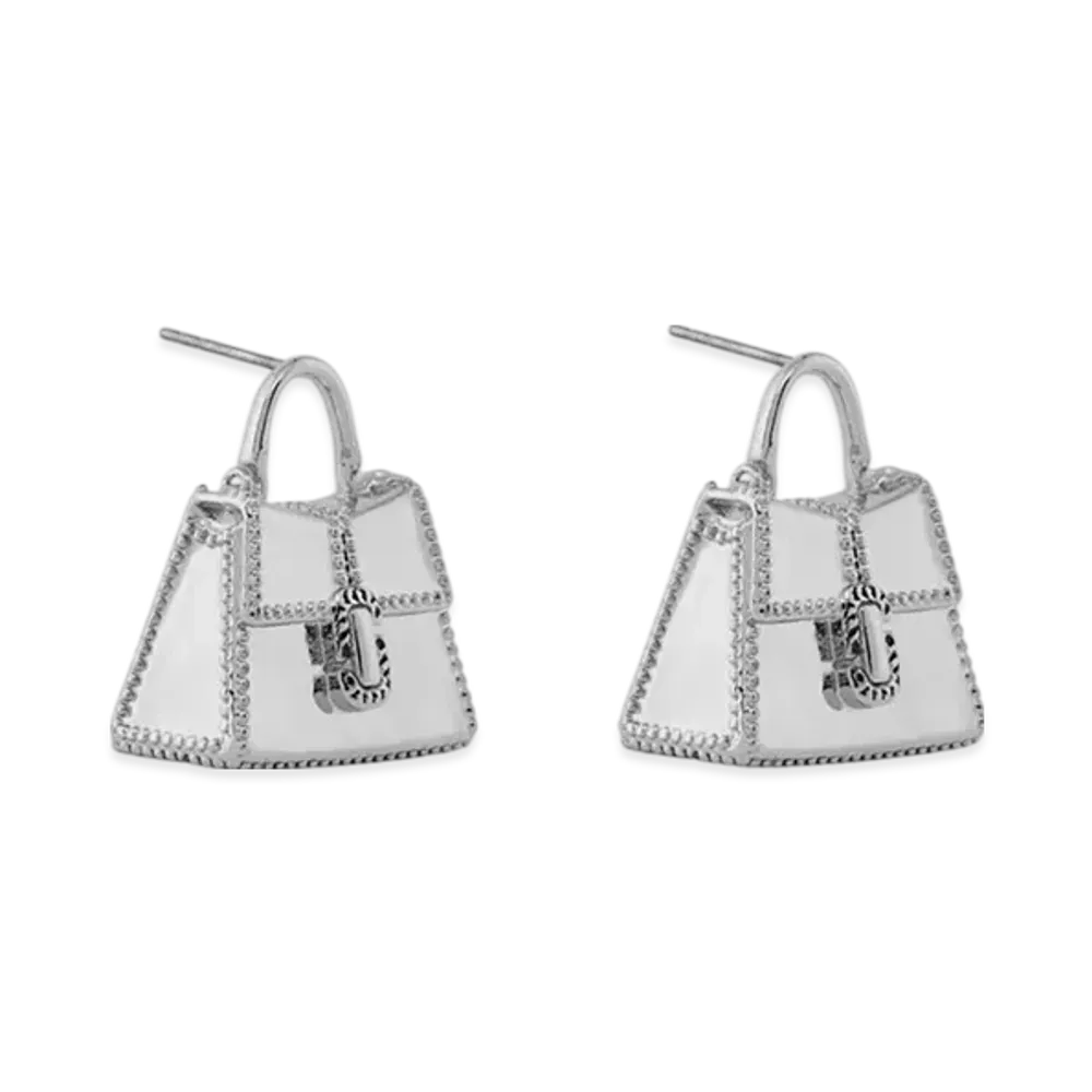Marc Jacobs The St. Marc Earrings "Light Antique Silver"