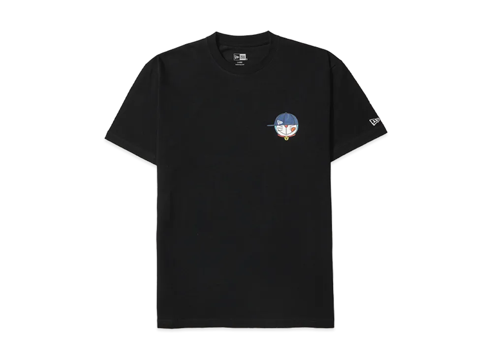 NEW ERA x Doraemon Cotton Short Sleeve Tee Face Logo Regular Fit "Black"