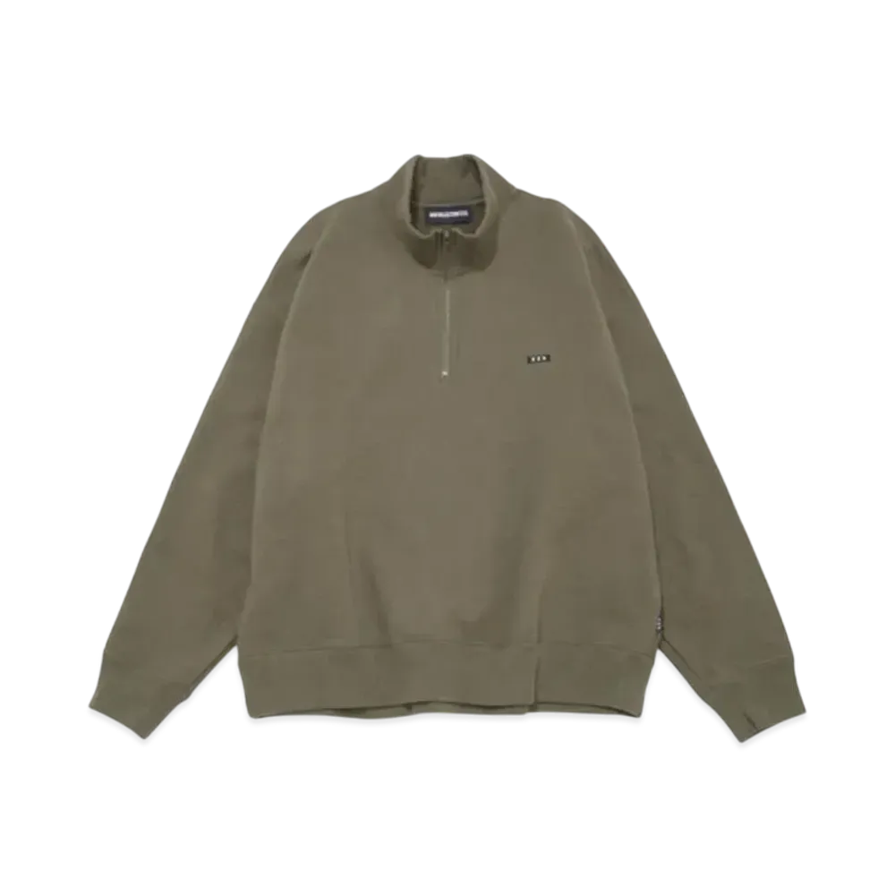 GOD SELECTION XXX Women's Half Zip Crew GXL-A25-CS-01 "Olive"