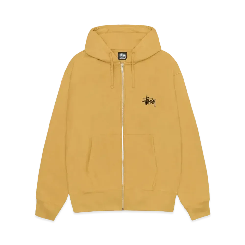 Stussy Basic Stussy Zip Hoodie "Curry"