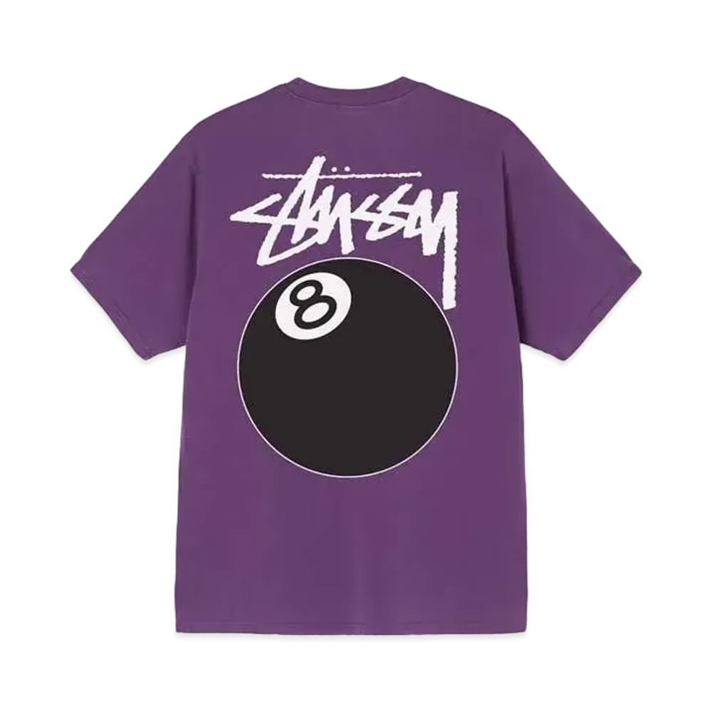 ステューシー 8 ボール ピグメント ダイ Tシャツ "パープル"