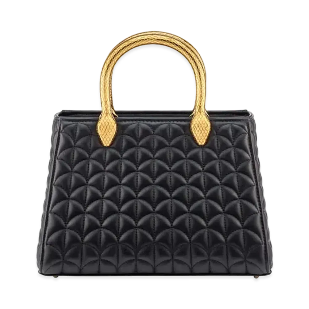 BVLGARI Serpentine Duo Top Handle "Black"