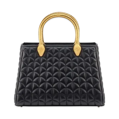 BVLGARI Serpentine Duo Top Handle "Black"