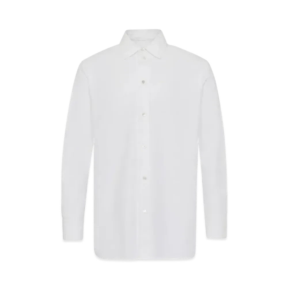 JW ANDERSON Classic Fit Oxford Shirt "White"