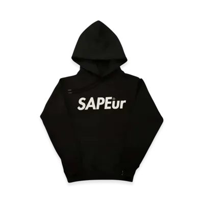 SAPEur Youth Logo Sweat Hoodie "Black"