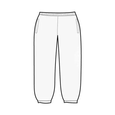 Supreme Classic Logo Sweatpant "White"