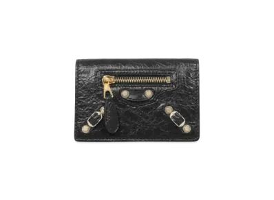 BALENCIAGA Sheepskin Wallet "Black"