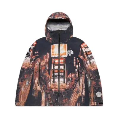 Supreme x The North Face Taped Seam Shell Jacket "Times square" NP52207I x NF0A82RK