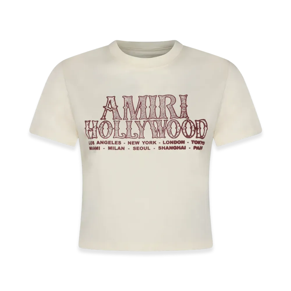AMIRI Women's Hollywood Tee "White"