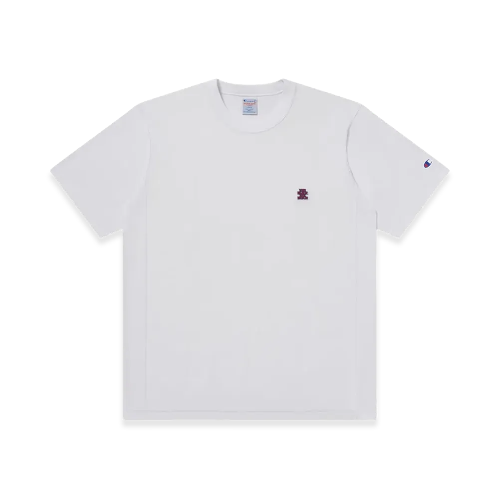 BlackEyePatch x Champion Small OG Label Reverse Weave S/S Tee "White"