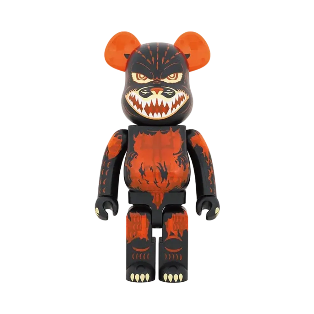 Bearbrick Godzilla VS Destoroyah Ver. Godzilla (Meltdown: Clear Orange Ver.) 1000%