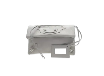 BALENCIAGA Handbag Lambskin "Grey"