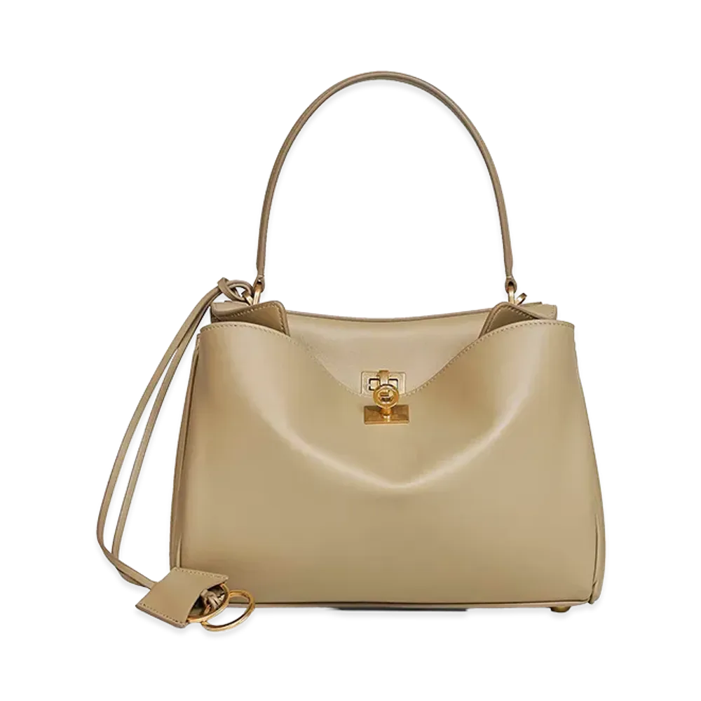BALENCIAGA Women's Leather Small Rodeo Handbag "Green"