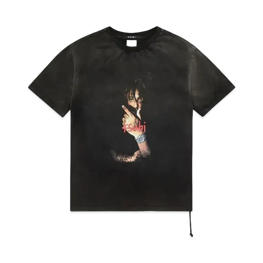 KSUBI 999 Juice Wrld Biggie SS Tee Jet Black Fade "Black"