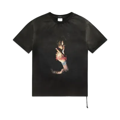 KSUBI 999 Juice Wrld Biggie SS Tee Jet Black Fade "Black"