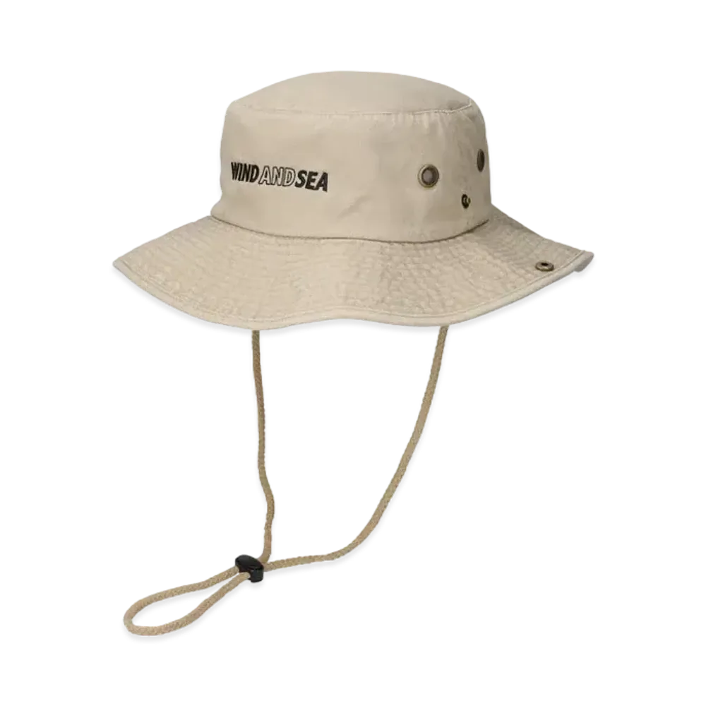 WIND AND SEA Twill Safari Hat "Beige"