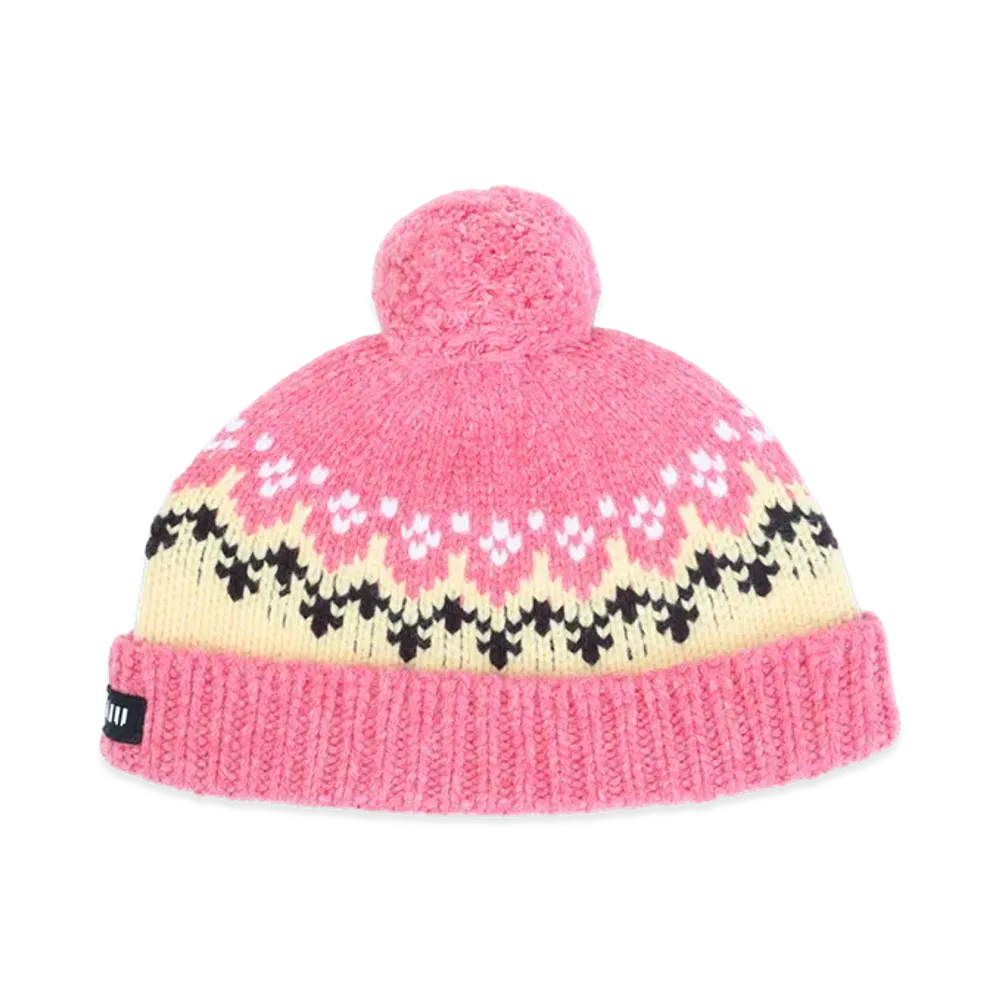 MIU MIU Women's Wool Beanie "Rose"