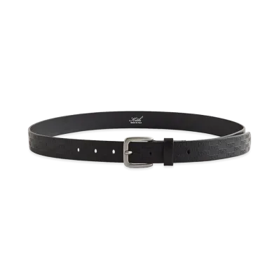 Kith Monogram Vachetta Leather Belt "Black"