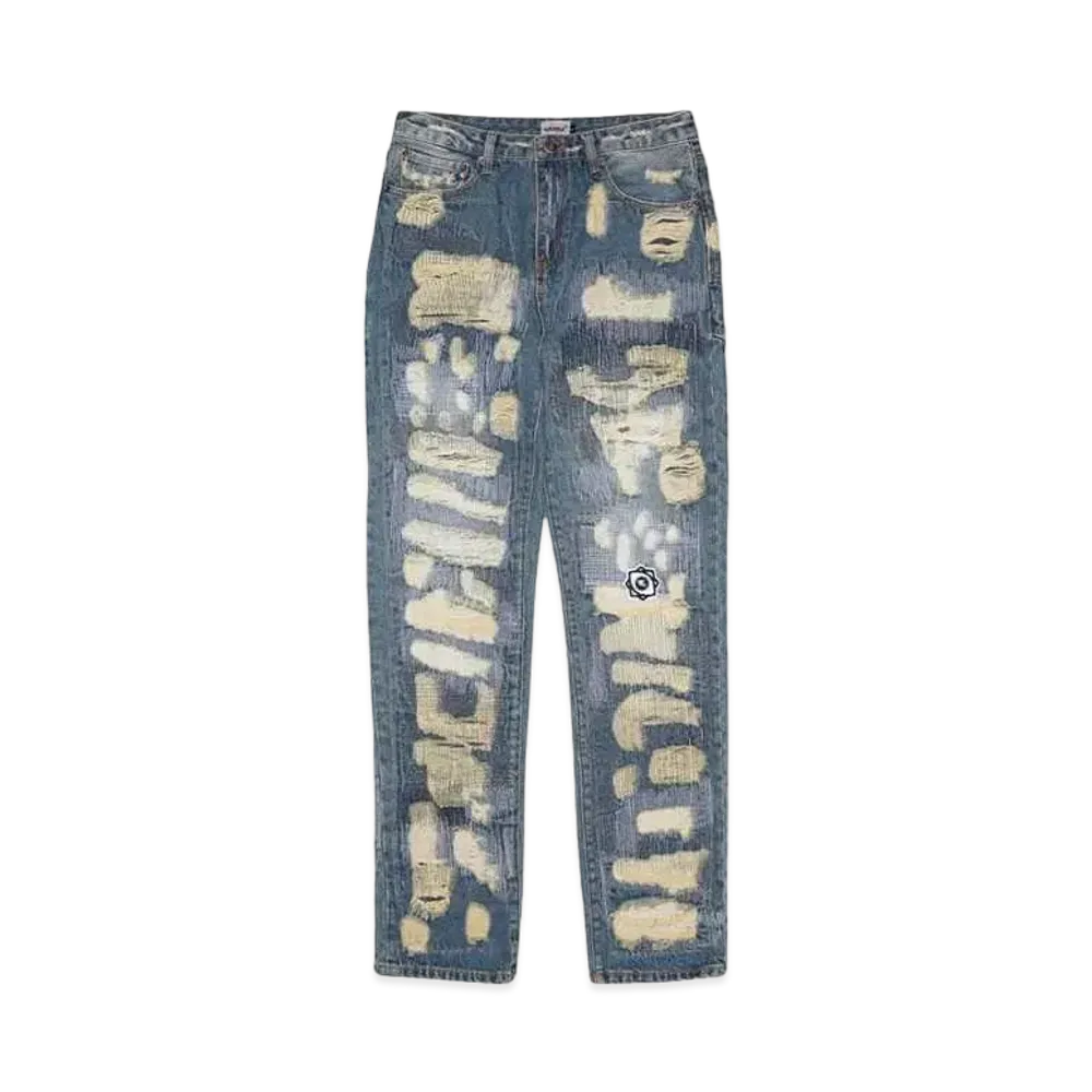 WANNA L.F.S.E 55 Distressed JEANS "INDIGO"