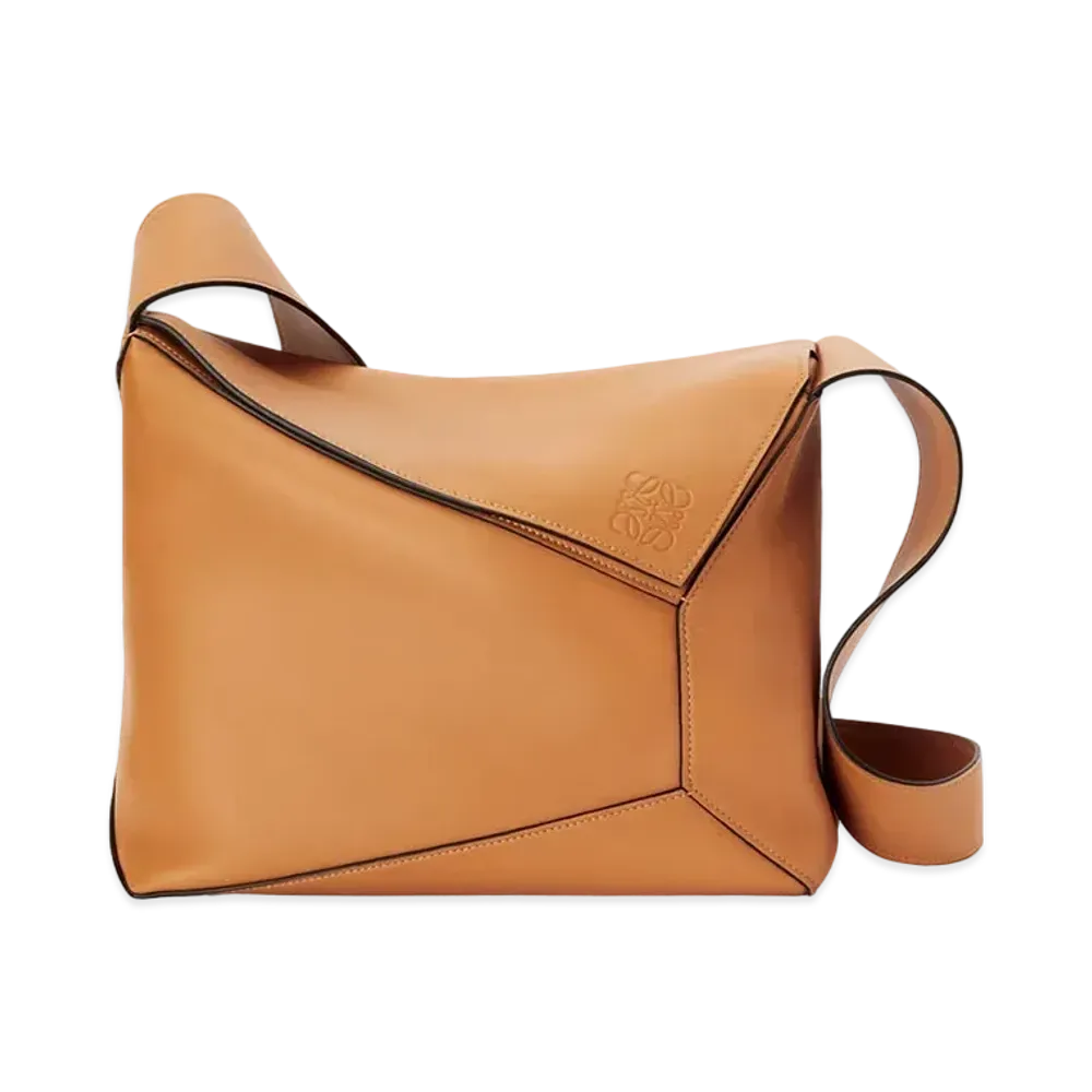 LOEWE Large Puzzle Hobo Bag In Nappa Calfskin "Warm Desert"