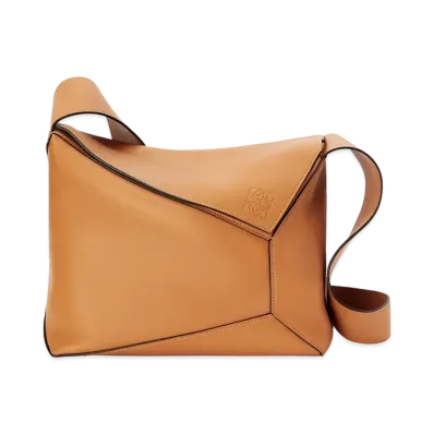 LOEWE Large Puzzle Hobo Bag In Nappa Calfskin "Warm Desert"
