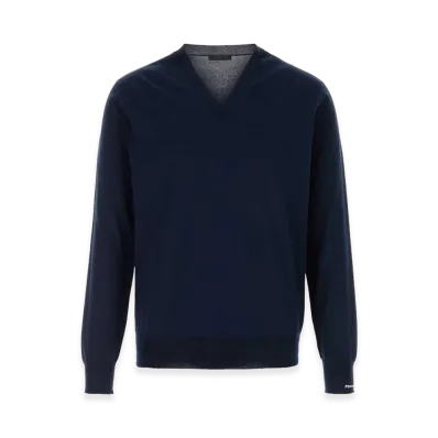 PRADA Cotton Sweater "Midnight Blue"