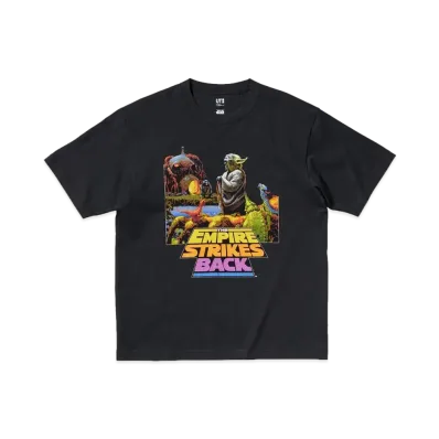 Uniqlo x Star Wars Remastered by Kosuke Kawamura Oversized Fit T-shirt #4 "Black"