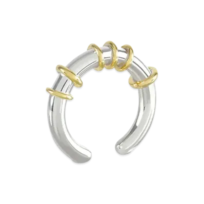 WE11DONE Hoop Ring "Silver"