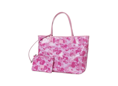 A BATHING APE Women's Baby Lisa ABC Camo Tote Bag "Pink"