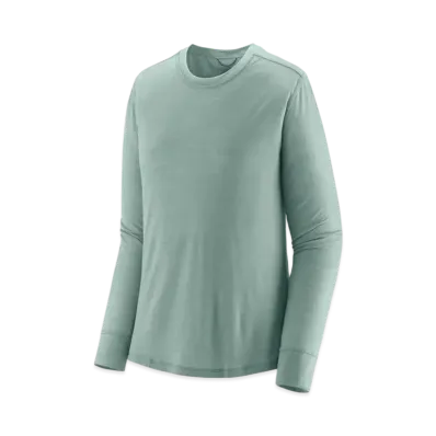 Patagonia Women's Longsleep Capilene Cool Merino Blend Shirt "Thermal Blue"