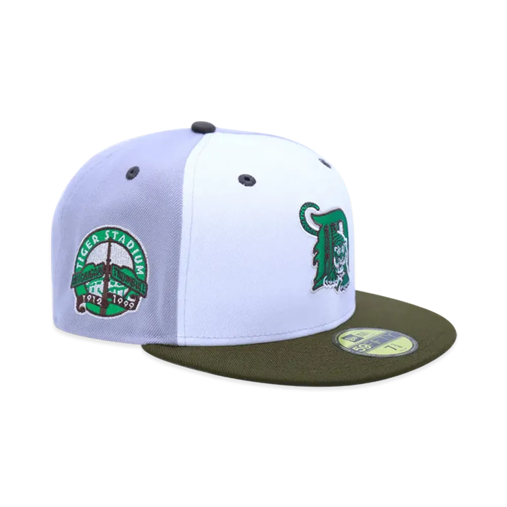NEW ERA x THE CAP 'New Signal' 59Fifty Detroit Tigers "White/Gray"