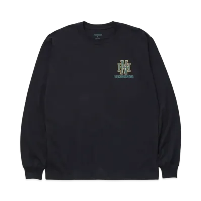 NEIGHBORHOOD NH . Tee LS-8 "Black/Green"