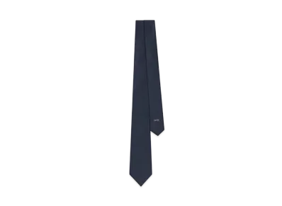 Dior Cannage Tie Silk "Navy Blue"