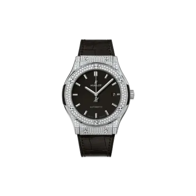 HUBLOT Classic Fusion Titanium Pave 42mm