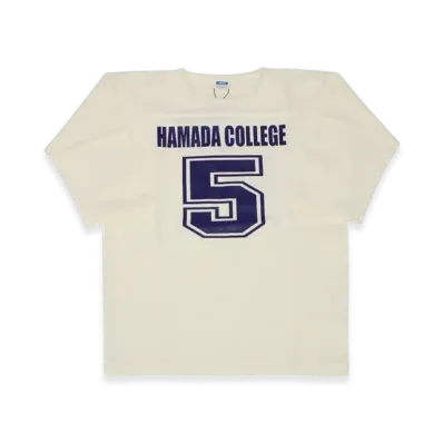 SAPEur x MASATOSHI HAMADA vol.9 Youth Hamada College Football 3/4 Sleeve Tee "White"