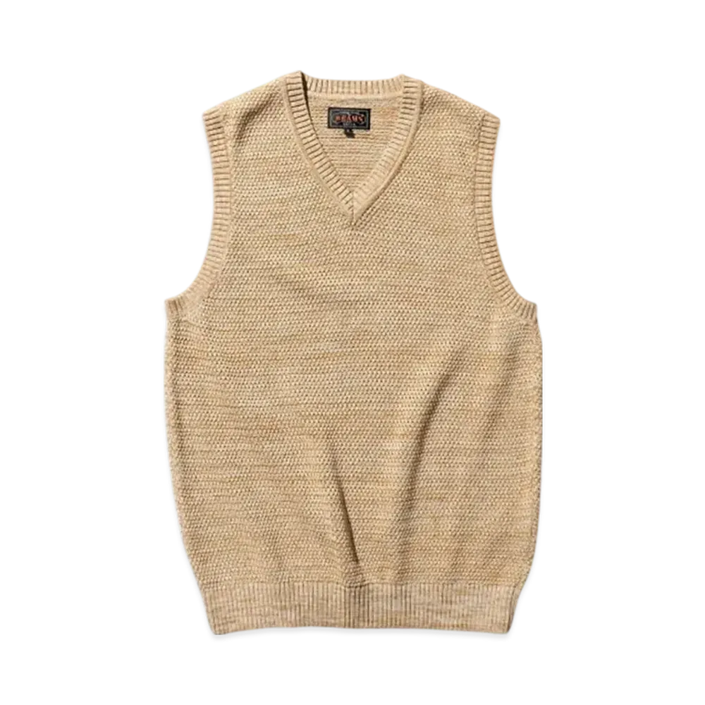BEAMS Mesh Vest "Beige"