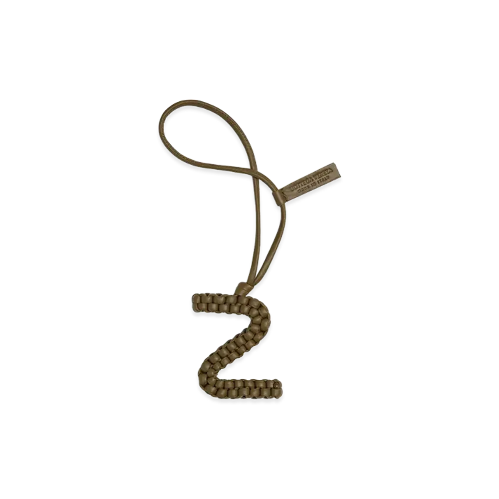 Bottega Veneta Letter Z Charm "Mud"