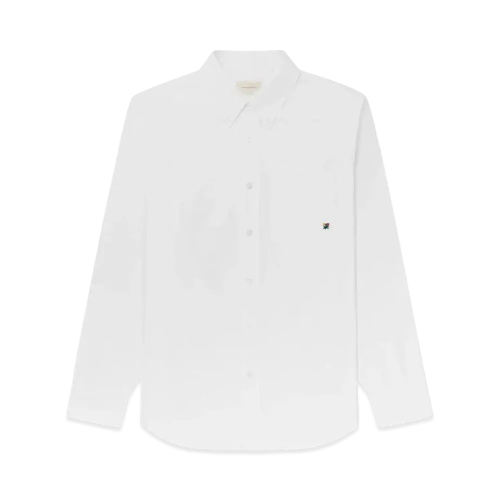 Aime Leon Dore Crest Oxford Shirt "White"