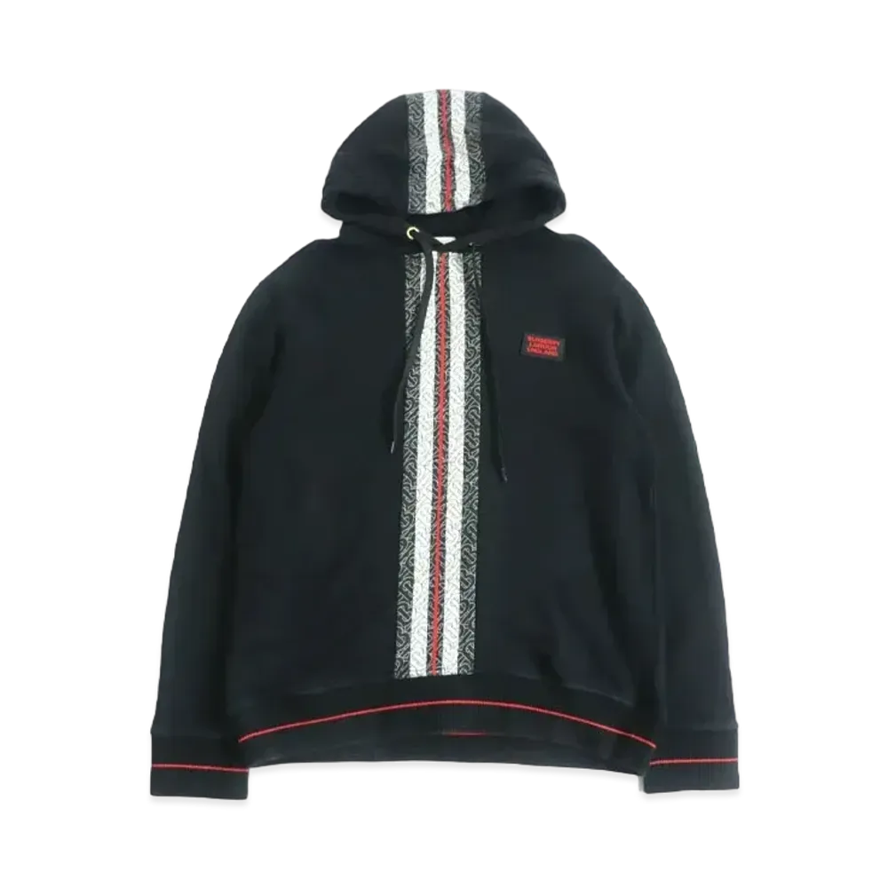 BURBERRY TB Monogram Line Design Pullover Hoodie "Black"